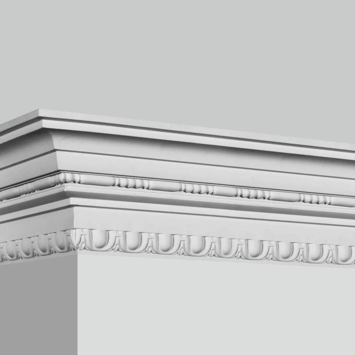 Polyurethane Crave Crown Pvc Foam Cornice And Ceiling Decorative Moulding Line