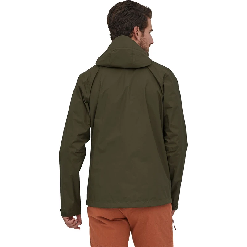 Packable Waterproof Breathable Membrane Outdoor  Wind Shell Hiking Travel Men Rain Jackets