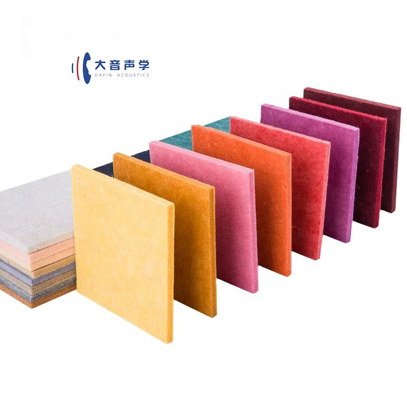 felt sound fiber modesty office partition polyurethane pet polyester acoustic panels with adhesive
