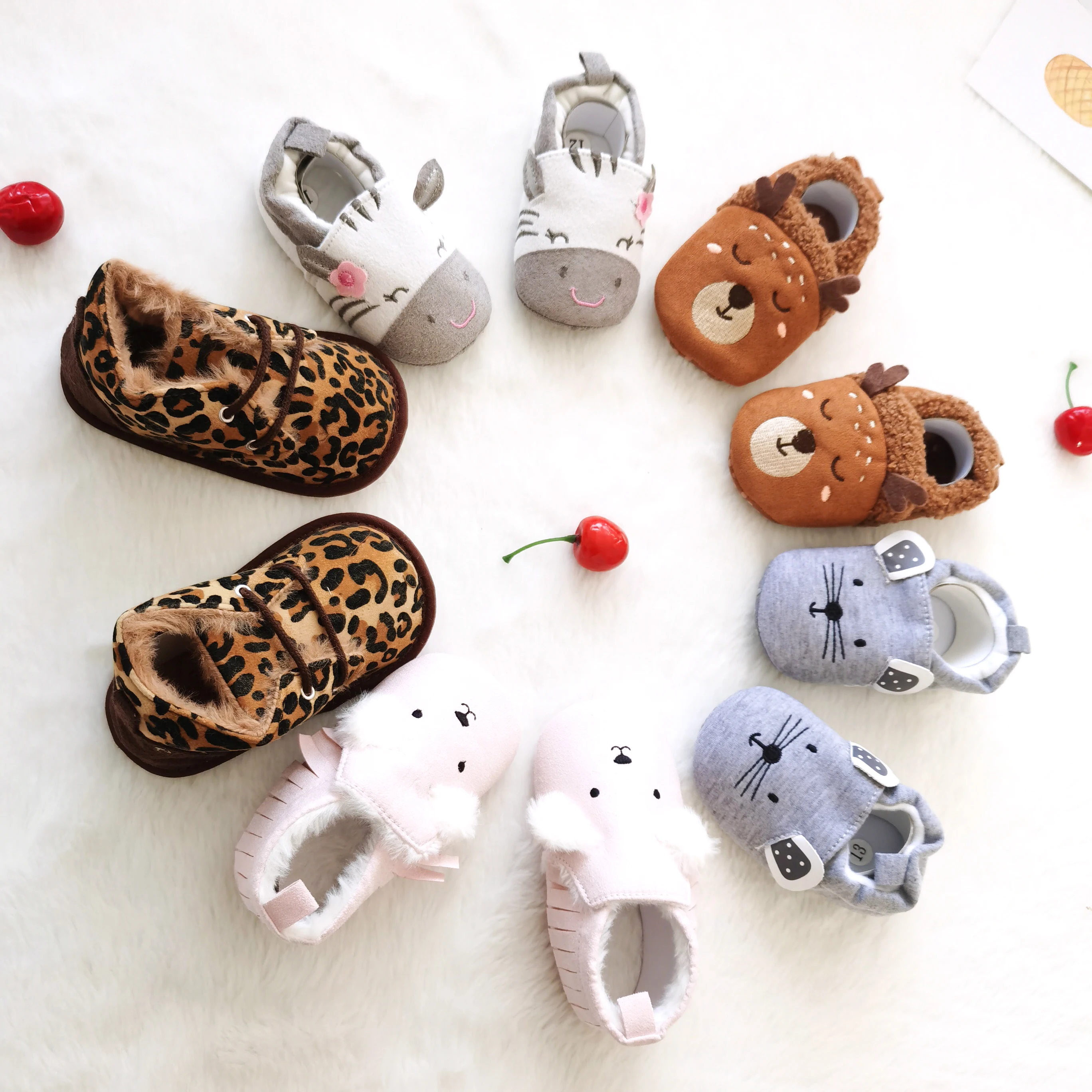  New Arrival Baby Shoes Winter Warm Toddler Cartoon