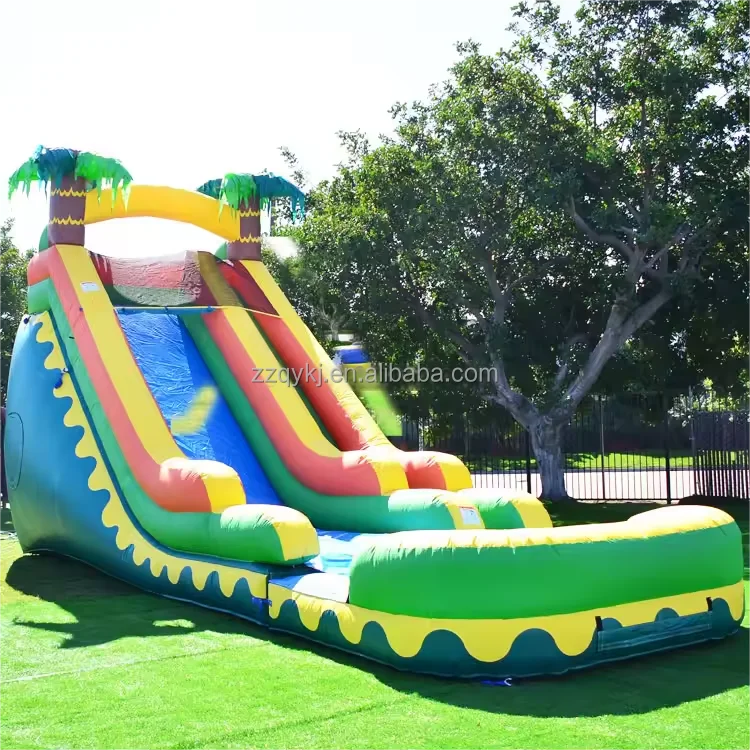Bouncy Castle Water Slide Inflatable for Children PVC Material Slide Commercial inflatable Water Slide Outdoor Game