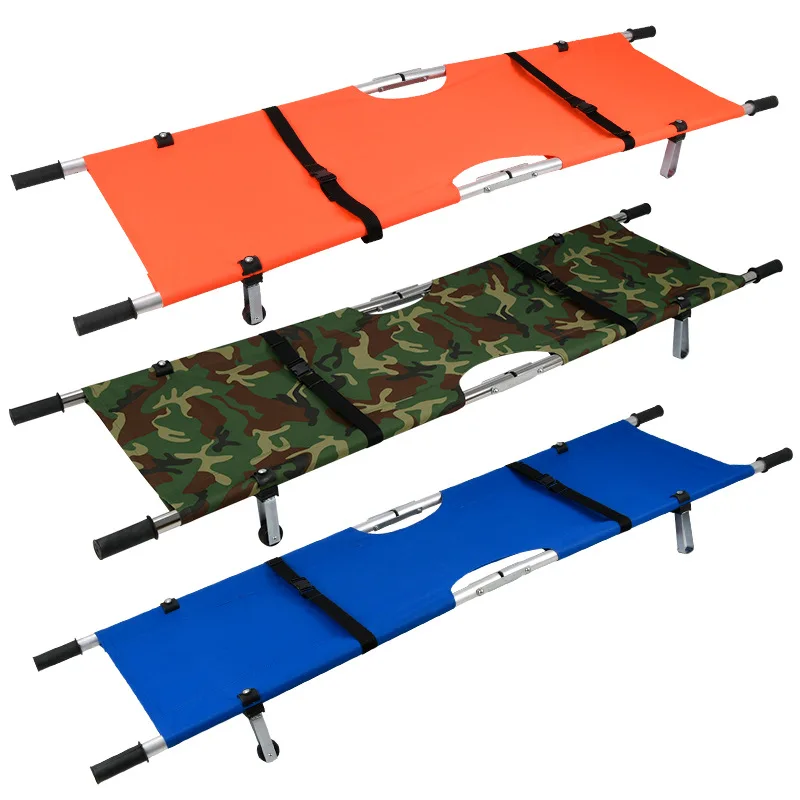 
Fire and rescue aluminum alloy folding stretcher rescue and rescue stainless steel stretcher 