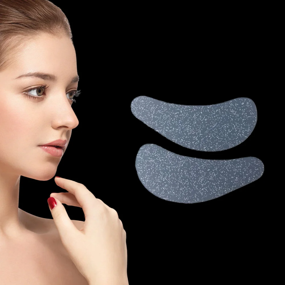 2022 Overnight Smoothing Reusable Silicone Pad for Wrinkles and Fine Lines Eye & Smile Lift Anti-Wrinkle Eye Patches Glitter