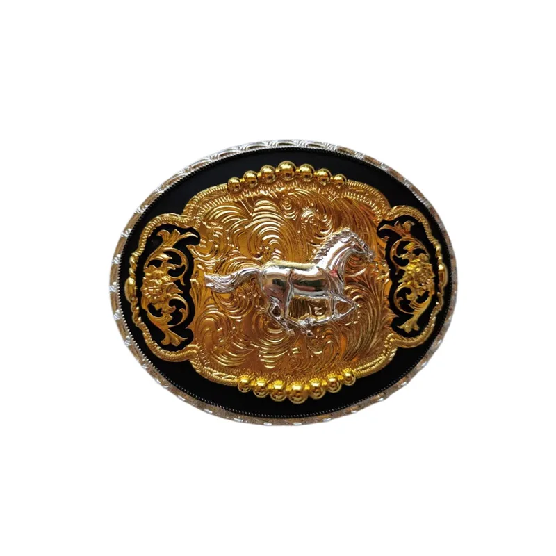 New Style Hot Sale Custom Horse Bull Mexico Cowboy Buckle Western Style Belt Buckle