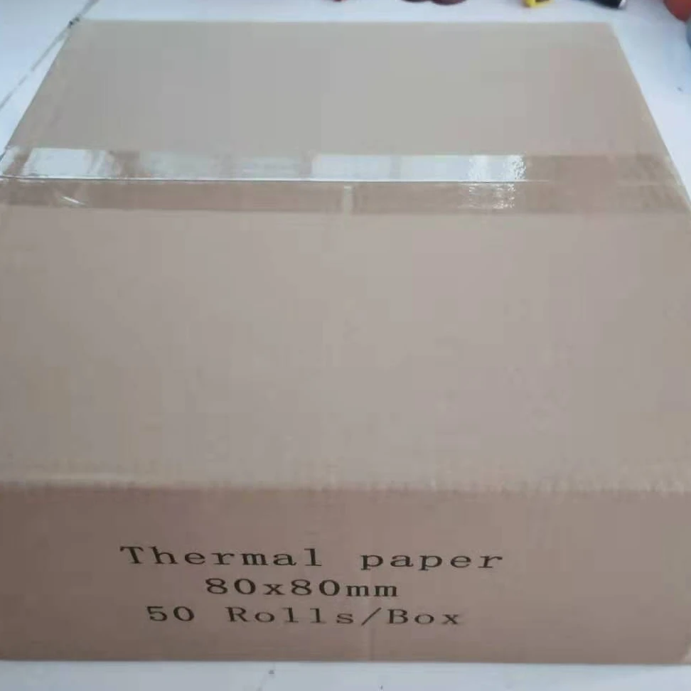 High Grade Cash Register printer paper thermal roll paper 80mm*80mm Plastic Core Tube