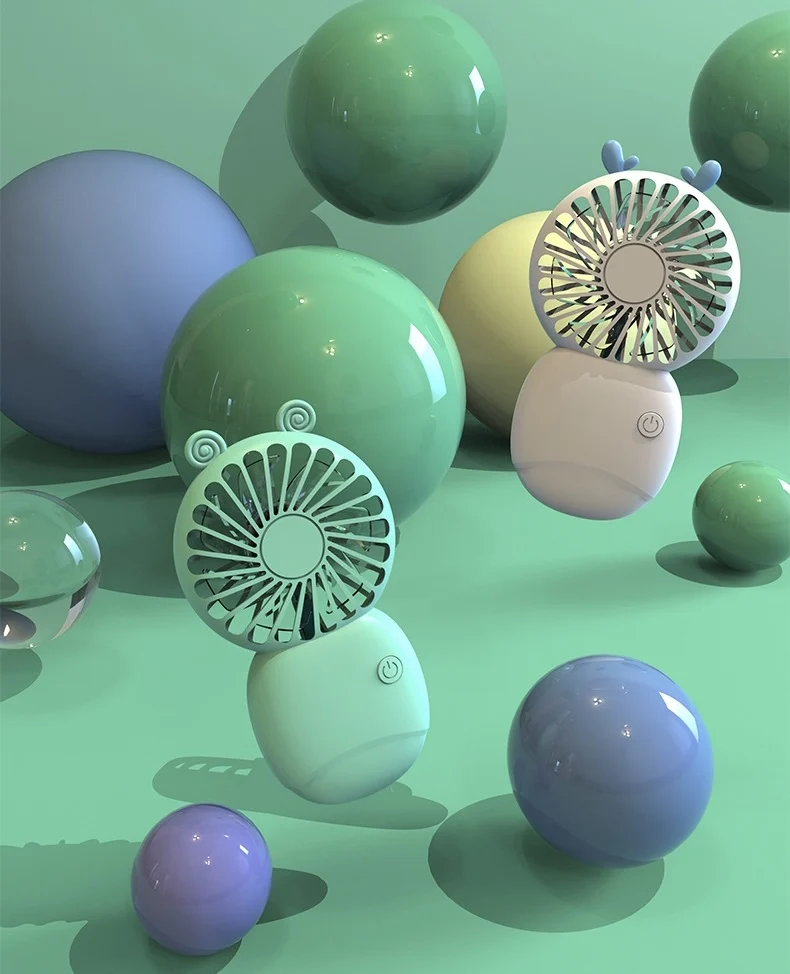 Portable fan mini hand USB charging outdoor desk table cool fan