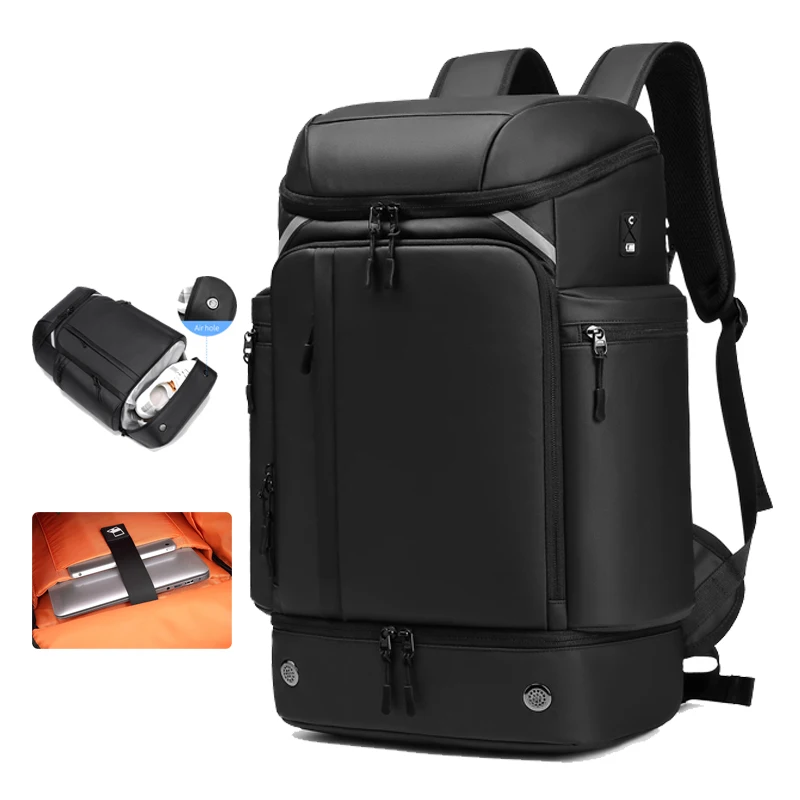 wholesale custom china men waterproof anti theft gray oxford utility laptop backpack genuine female business bag for women