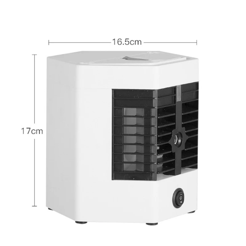 Five generation chiller Mini refrigeration desktop small spray portable mobile humidifier water electric fan