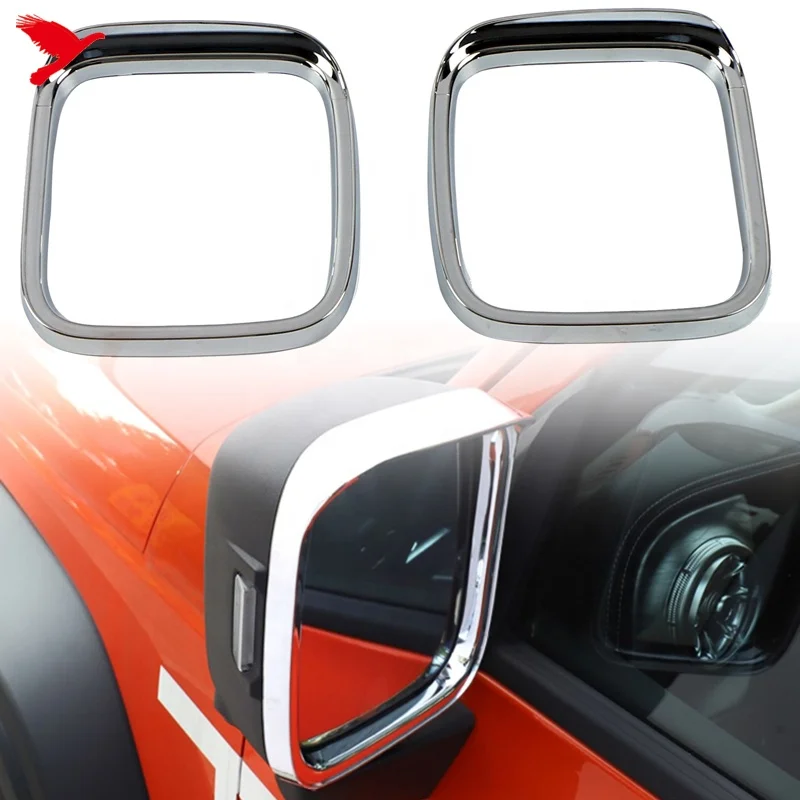 Car Exterior Accessories Side Door Rear View Mirror Frame Cover ABS 2PCS for GWM Tank 300 2020-2024