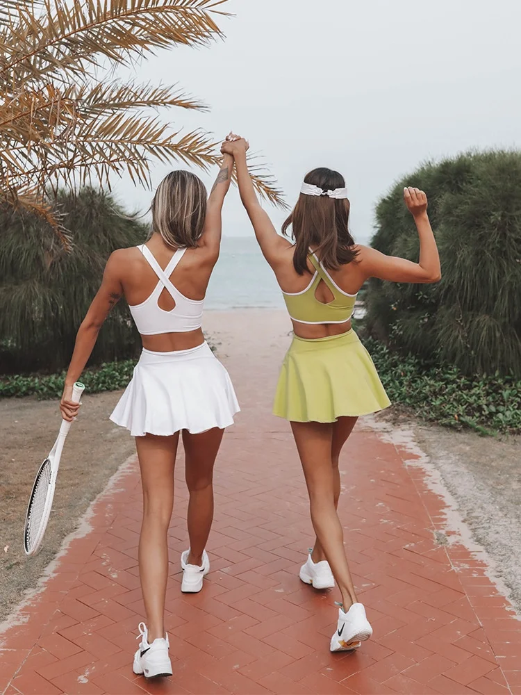 Hot Selling Tennis Wear Summer One Piece Sportswear Fitness Gym Training Tennis Dress