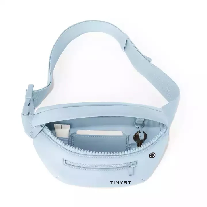 Hot Sale Unisex Mini Waist Belt Bag With Adjustable Strap Small Bag Fanny Pack Pouch For Travel Workout Running Hiking Black