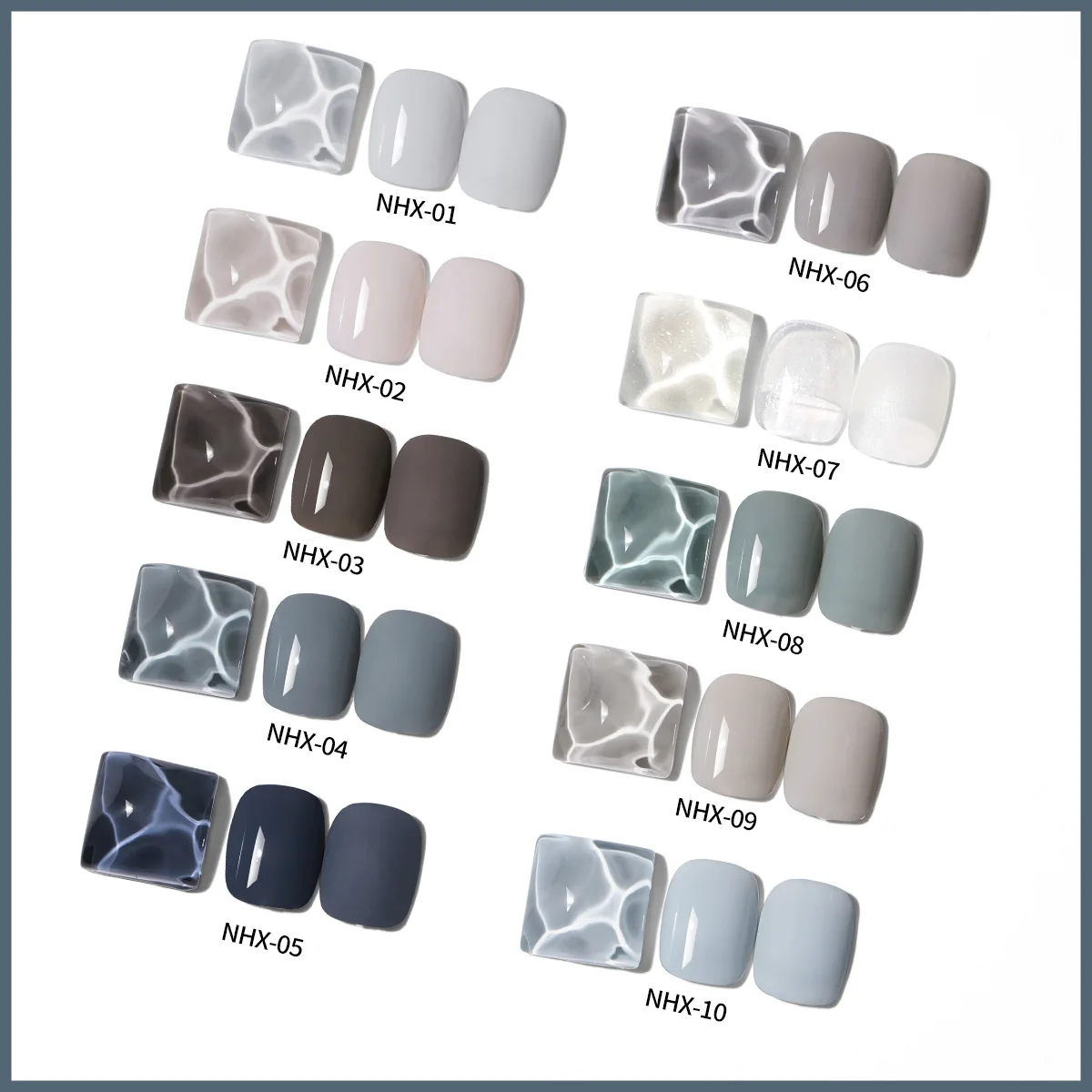 Glossy Gel Polish  private label Solid Color GEL Pure Colors UV Soak Off Nail Gel Polish Long Lasting