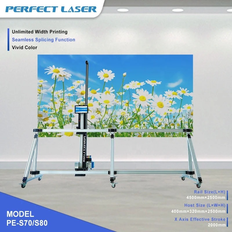 Perfect Laser-3D UV Ink Glass Metal Wood Mural Art Wall Inkjet Accessories Putty Digital Painting Printer Printing Machine Price