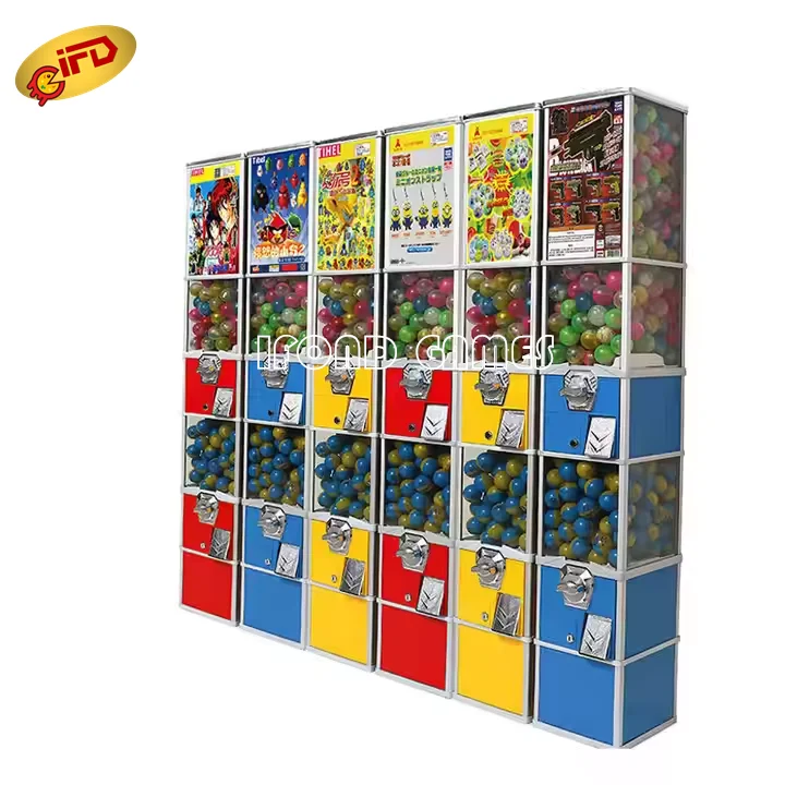 IFD High Quality 3-in-1 Candy/Gumballs Vending Machine