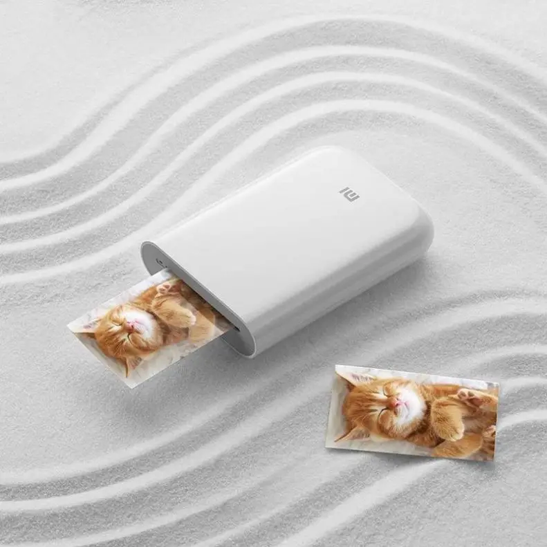 Оригинальный Xiaomi Мини Карманный фотопринтер три дюйма фотосессия печать нескольких соединение Ar видео Портативный