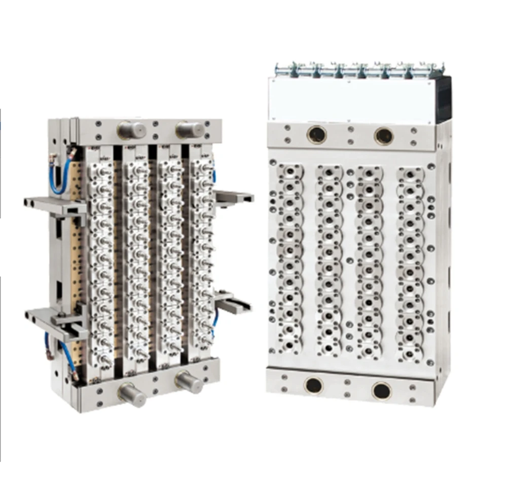 Normal Short Tail 16 Cavity 32mm Neck 8.5g Plastic PET Preform Mold Making For 150 Ton Injection Preform Molding Machine