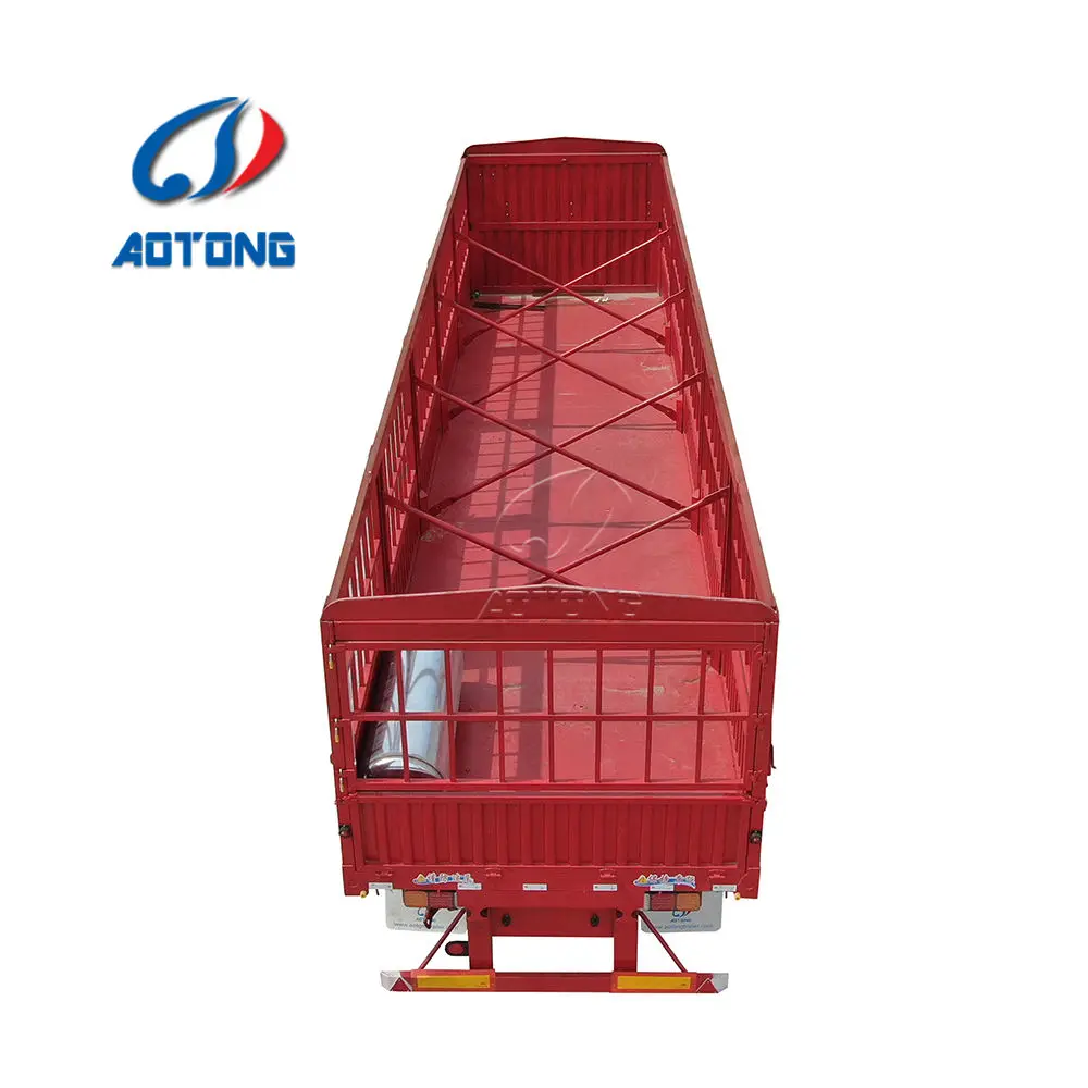 new side wall fence semi trailer side boards 28 feet 40 50 60 ton sidewall fence drop side semi trailer zimbabwe