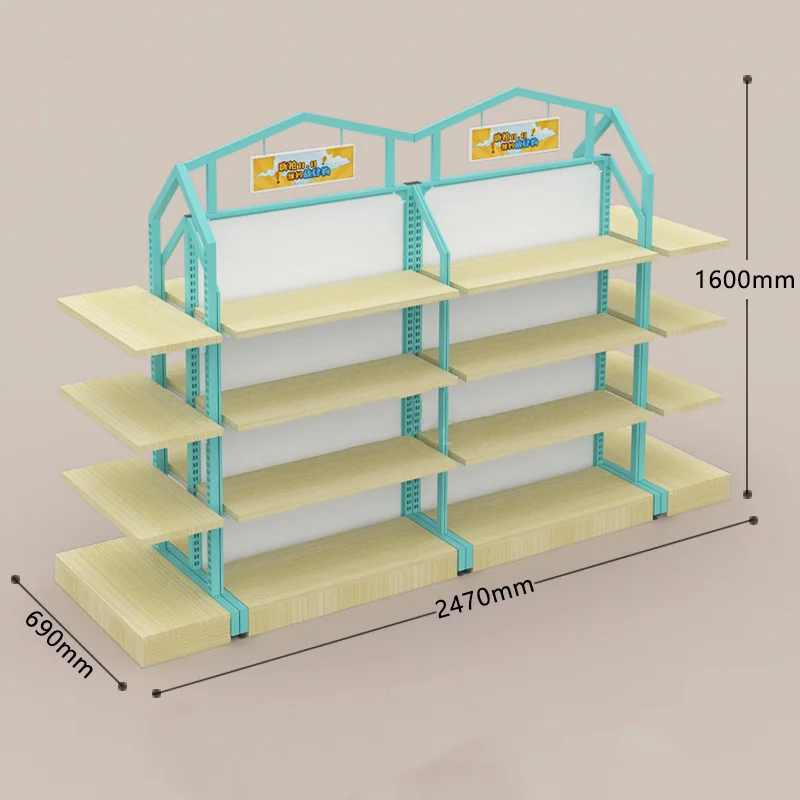 Meicheng Store Shelves Display Racks Baby Car Storage Rack Metal Display Stand Diaper Milk Powder Display Stand