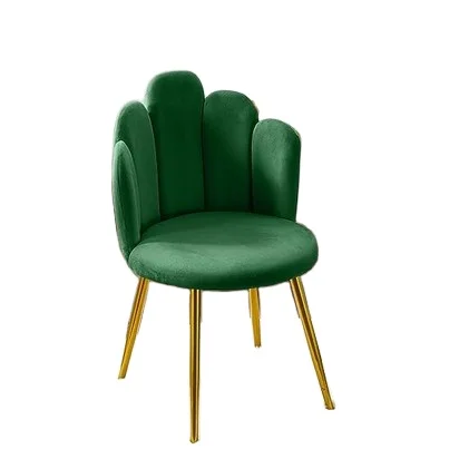 Wholesale Mid Century Modern Accent Velvet Chair With Gold Metal Leg Home Office Dining Room Furniture