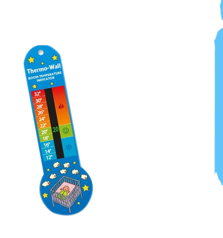 Promotional small gifts color changing room thermometer card indoor temperature card