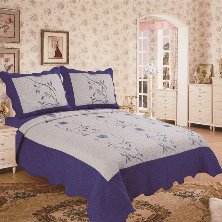 Bed Spreads Microfiber Made In China Bedding Sets Quilts Stitching Bedspread Set Quilting Queen King for Bedroom Coverlet