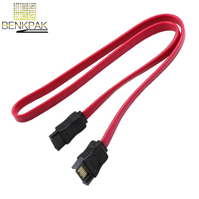 ULT-BEST SATA Extension Cable SATA 7pin Male to Female Extender Data Cables 50CM HDD Hard Disk Drive Cord line