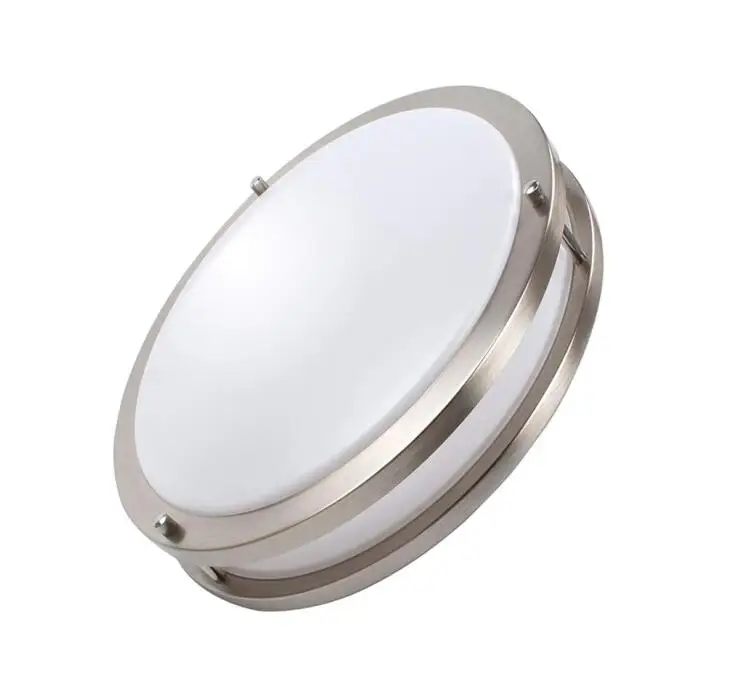 Close-to-Ceiling 15W 25W  LED Ceiling Light Fixture 3CCT 5CCT Double Rings Flush Mount Light Fixture Ceiling Lamp