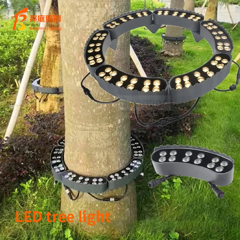 solar palm trees lights decorative modern outdoor solar automatic lights for lawn outdoor trees