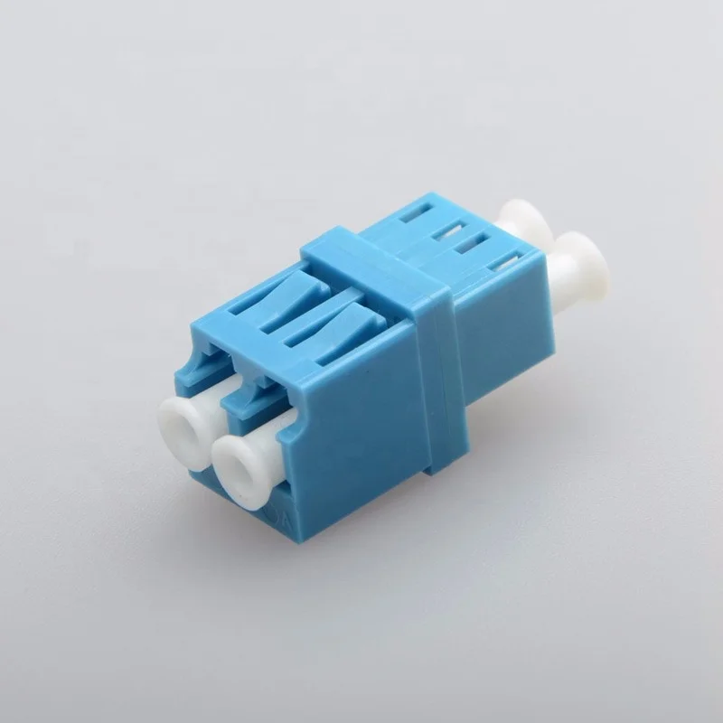 2 Port core Dual LC PC UPC APC SM Duplex Fiber Optic Adapter