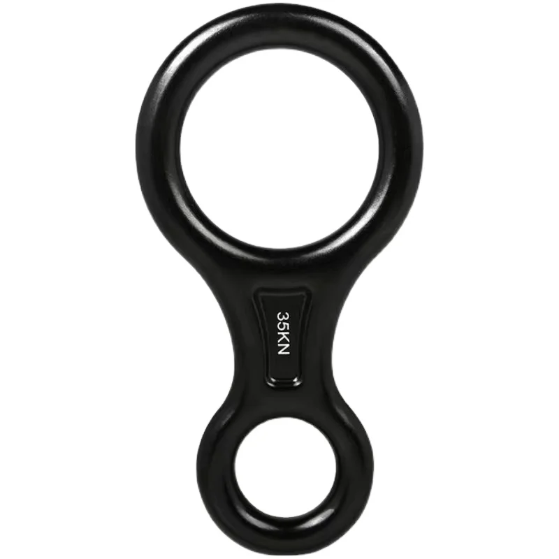 Cheap price lightweight 35KN Figure eight  Aluminum Alloy Rescue figure 8 Climbing gear belay device 8th descender figure