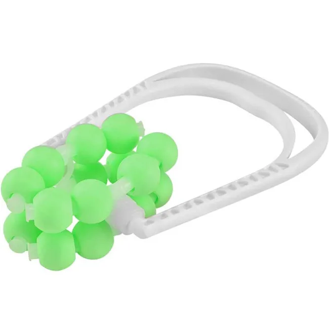 
Body Shapely Roller Yoga Fitness Ring Muscle Relaxation Massage Stick 16 Roller Ball Cellulite Leg Slim Massager 