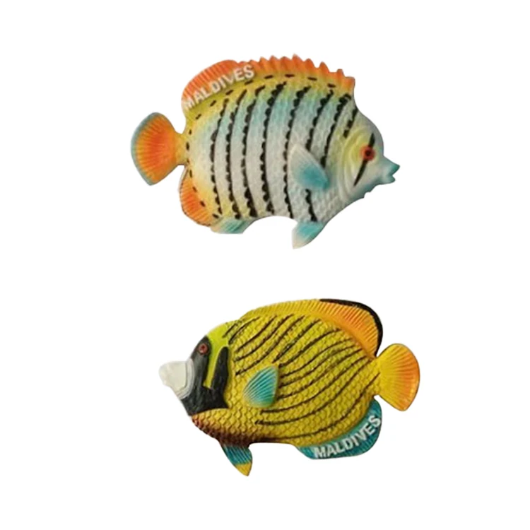 Customized Order Maldives Resin Fridge Magnet Tourism Souvenir Business Promotion Gift