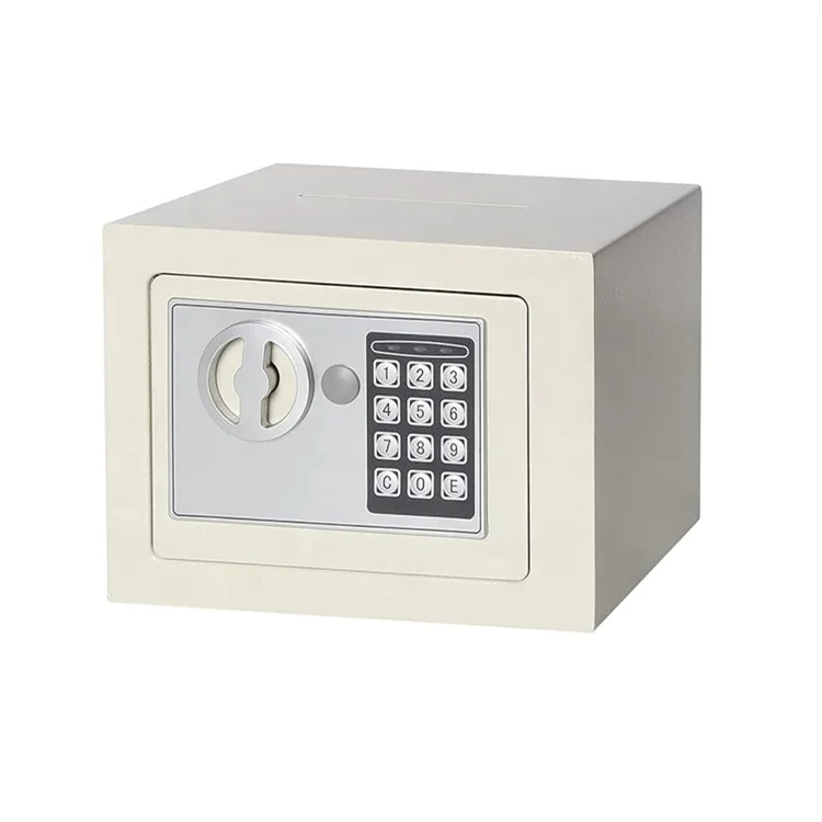 Home Metal Digital Safe Cabinet Coin-Operated Kids Piggy Bank Steel Small Saving Pot