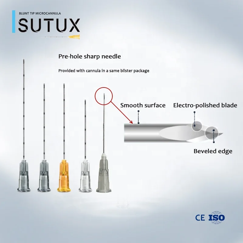 Disposable micro injection cannula needle for hyaluronic acid filler