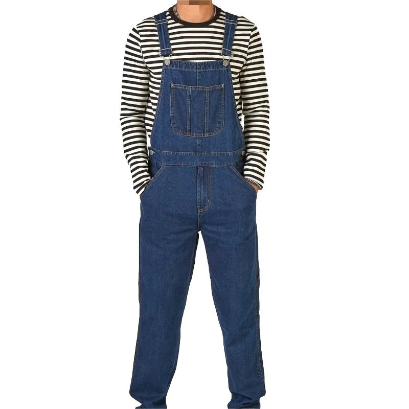 Custom Denim Dungarees for Men Denim Jumpsuit Jean Denim Overalls