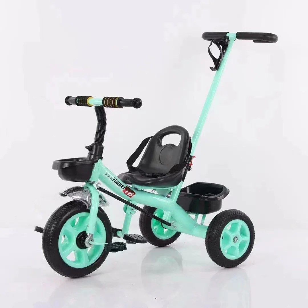 Children pedal tricycle trolley baby bicycle pedal outdoor stroller