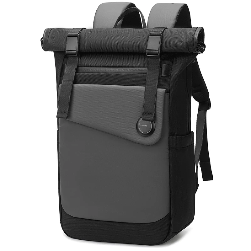 EverVanz Rolltop Backpack Men Women Expandable Waterproof Travel Backpack Commute Casual Daypack with 15.6 laptop compartment
