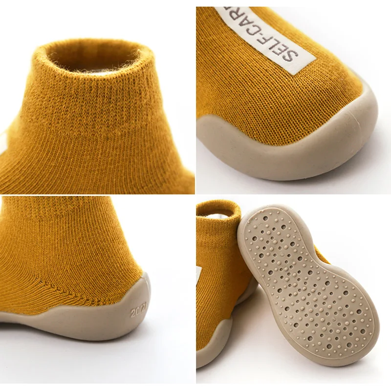 Baby Shoes Newborn 6 9 12 18 Months Cute Plus Velvet Anti-Slip  2 3 4 Yrs Knit Toddler Boy Shoe Winter Kids Boots