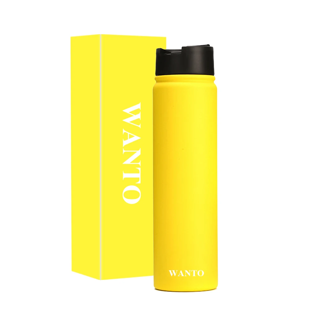 Wanto 304 32oz 40oz Wholesale Stainless Steel Sport Double Wall Vacuum Insulated Flask With Competitive Prices