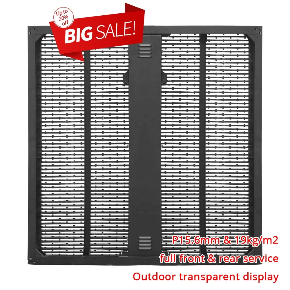 best price building facade screen P16 outdoor led curtain mesh display