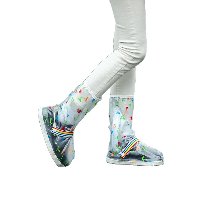 Transparent Waterproof Rain Shoe Covers for Women Motorcycle Cycling Travel