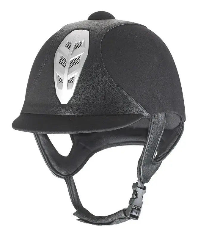 Horse riding equestrian helmet WLT-801A/1# Black VG-1 standard