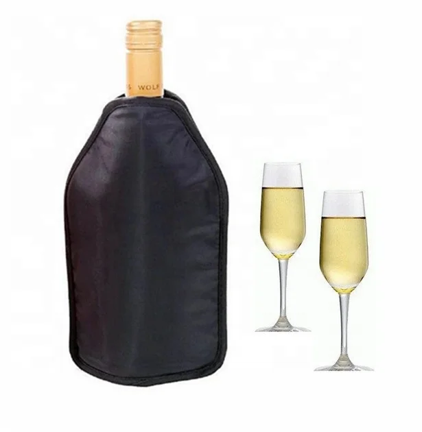 Wine Bottle Cooler Sleeve / Instant Gel Ice Cooler / Reusable Gel Cooler Wine Ice Bags