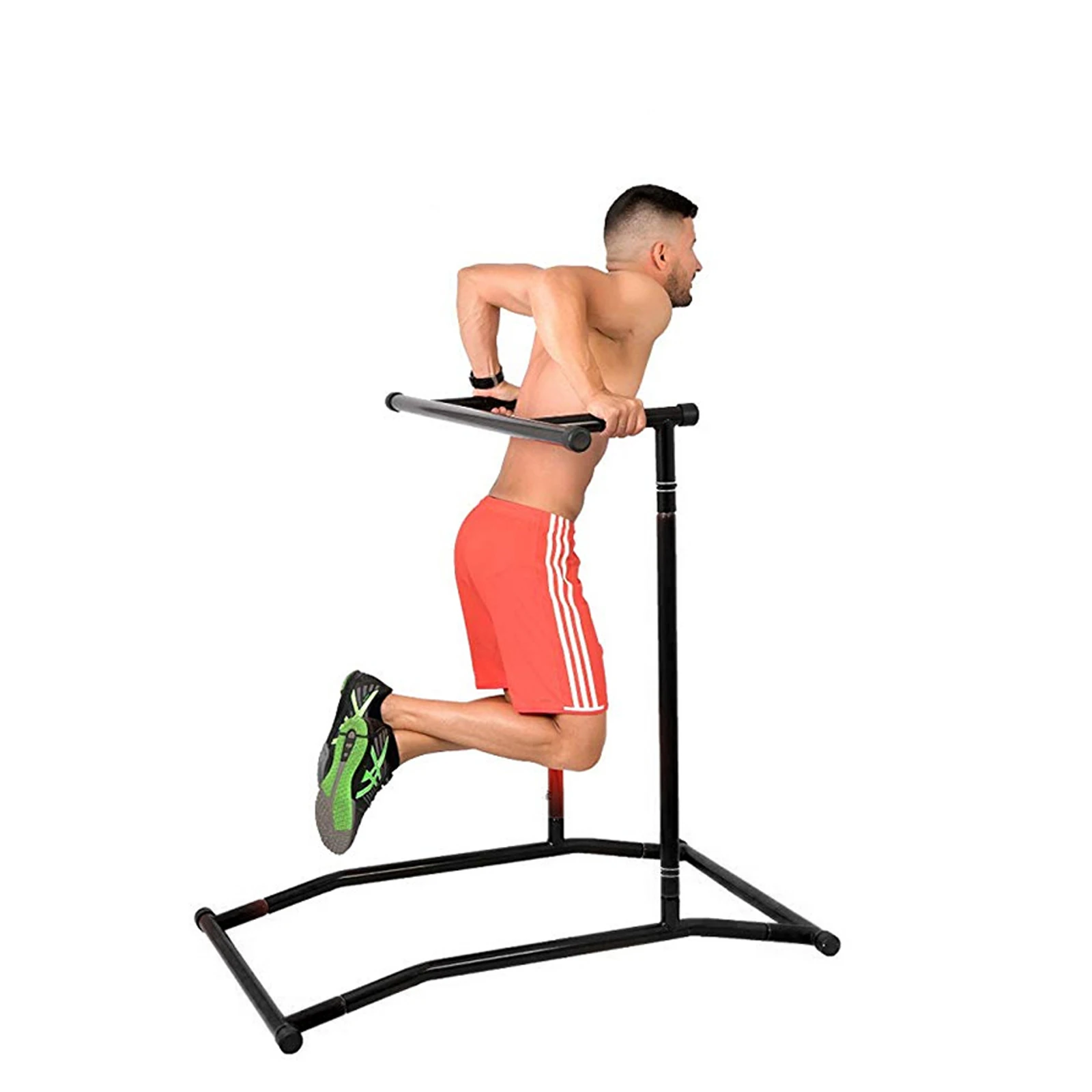 home gym fitness metal push up bar dip station dip stand bar and pull up bar single piece