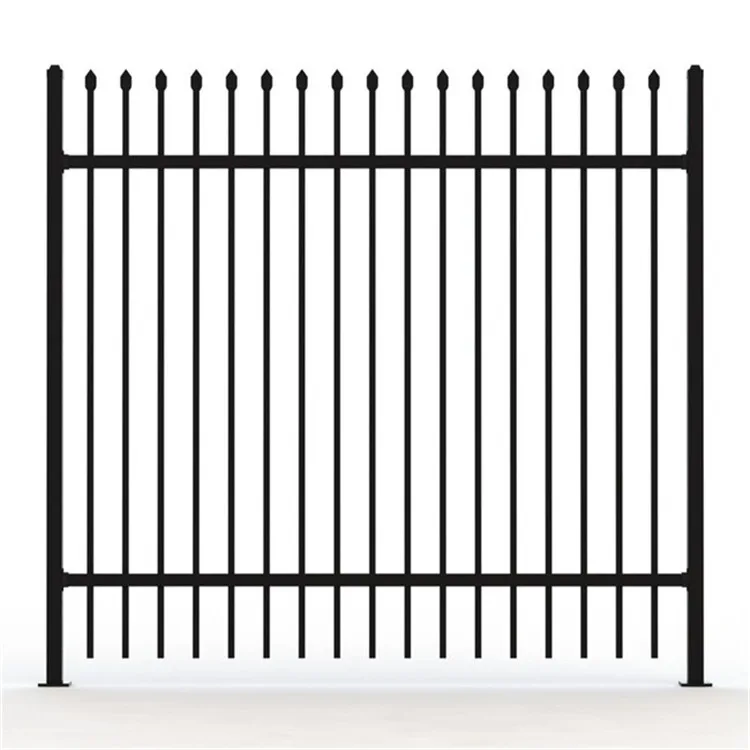 WP-F008 Steel fence /garrison fence/prefab solid corrugated metal fence panels