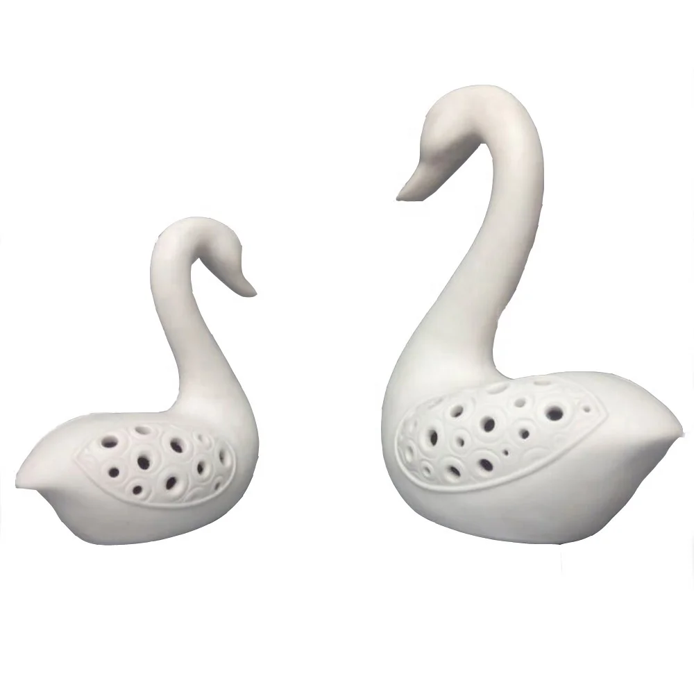 porcelain Swan as Wedding Favors and Gift