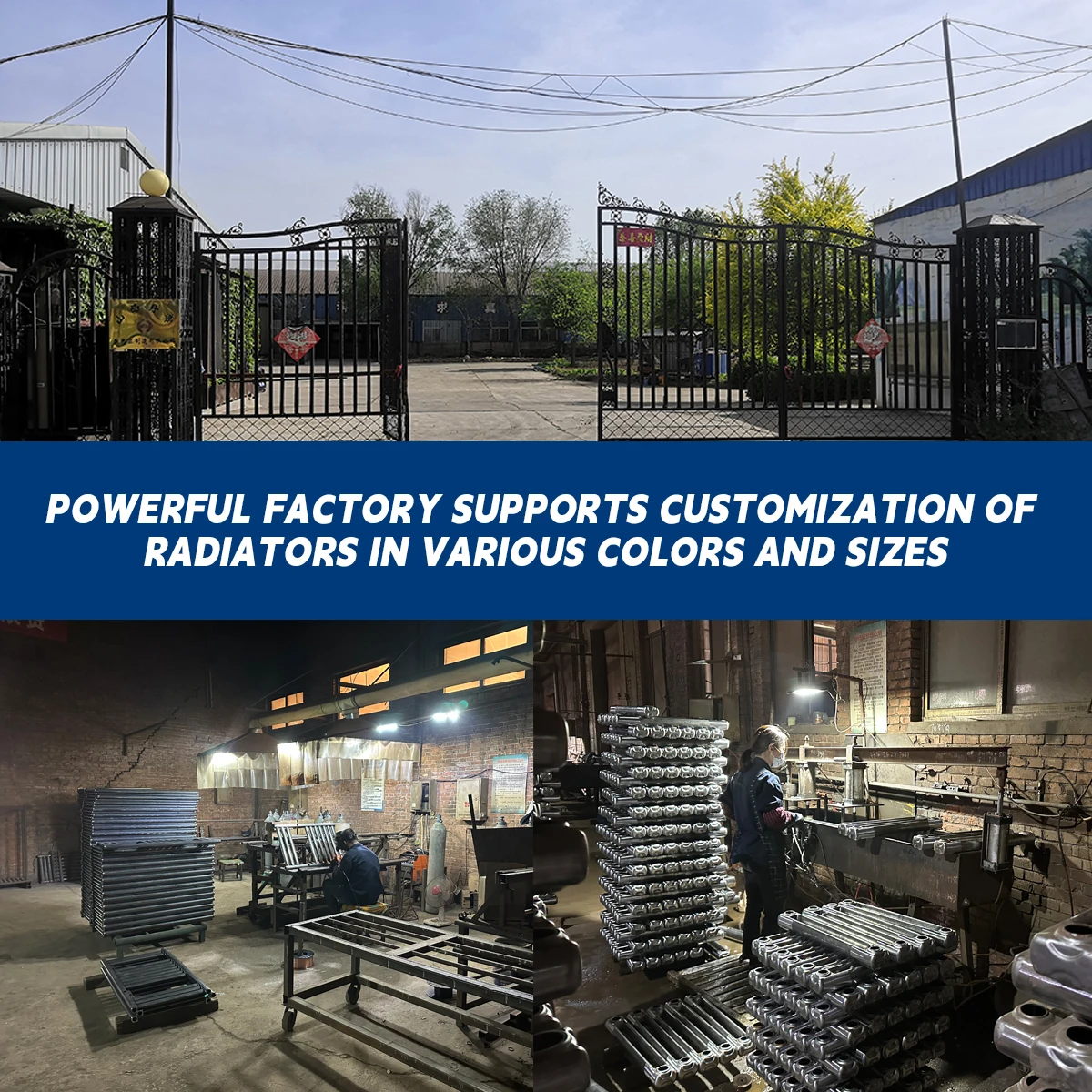 Wholesale Steel Radiator High-end Simple Home Radiator Mild Steel  Panel Central Heating Radiator