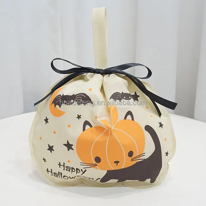 Halloween Party Custom Large Capacity Plastic Reusable Shopping Bag for sale/Advertising/Promotion