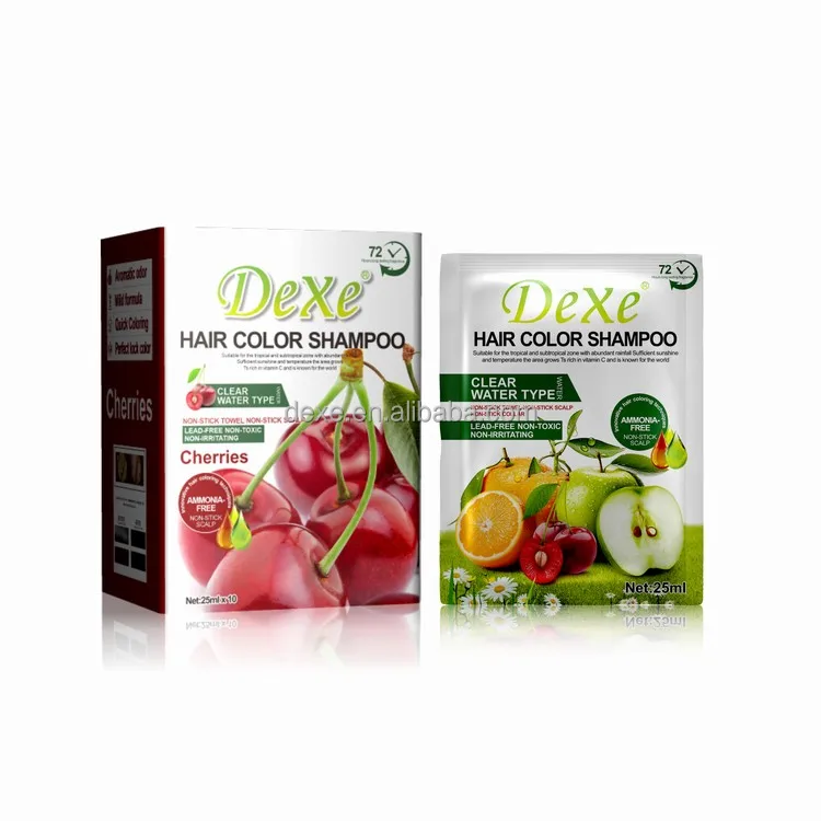 Dexe OEM Customize Hair Color 500ml*2 Pack Ammonia Free Cherry Color Cream for Women and Men Hair Dye OEM ODM