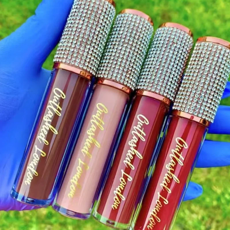 Wholesale  Cosmetic Custom Logo Lipgloss Vendors Matte Lip Gloss Nude Clear Shinny Shimmer Lip Gloss Private Label